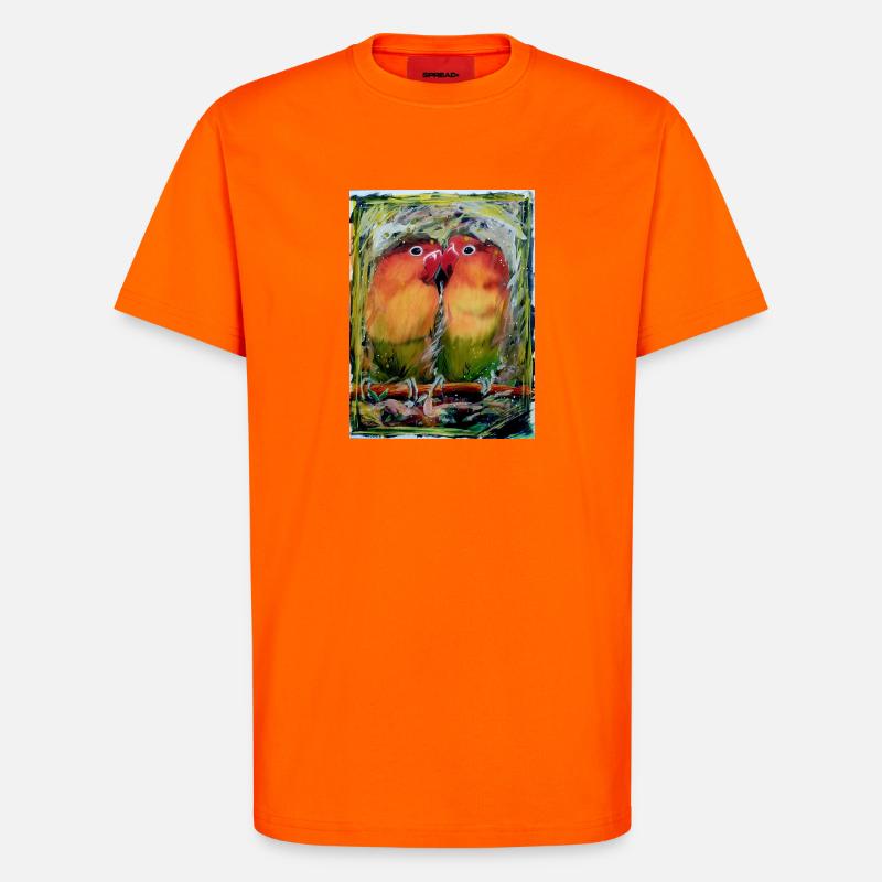 Inseparable - T-Shirt - made by SPREAD - SUNSET ORANGE