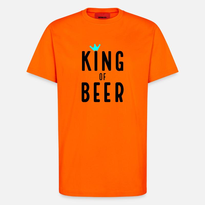 Abstrakte Kunst Inspirierte Farbexplosion - T-Shirt - made by SPREAD - SUNSET ORANGE