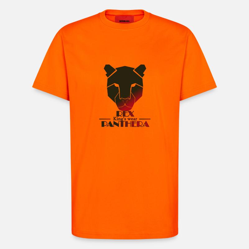 Rex panthera - T-Shirt - made by SPREAD - SUNSET ORANGE
