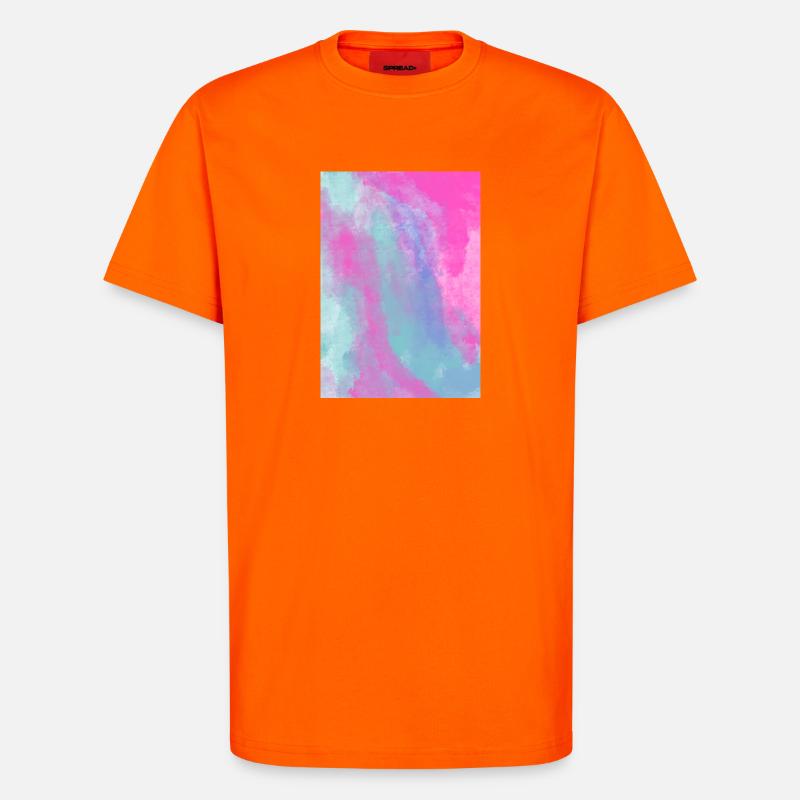 Gradient Spring customizable - T-Shirt - made by SPREAD - SUNSET ORANGE
