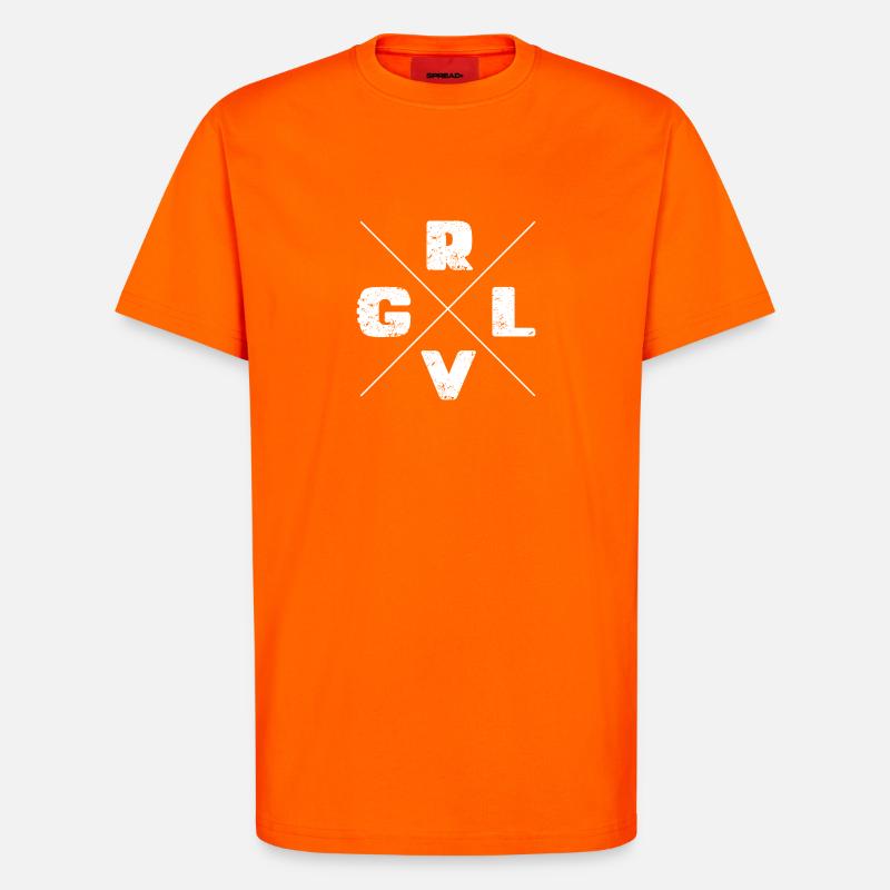 Klinge Kies - T-Shirt - made by SPREAD - SUNSET ORANGE