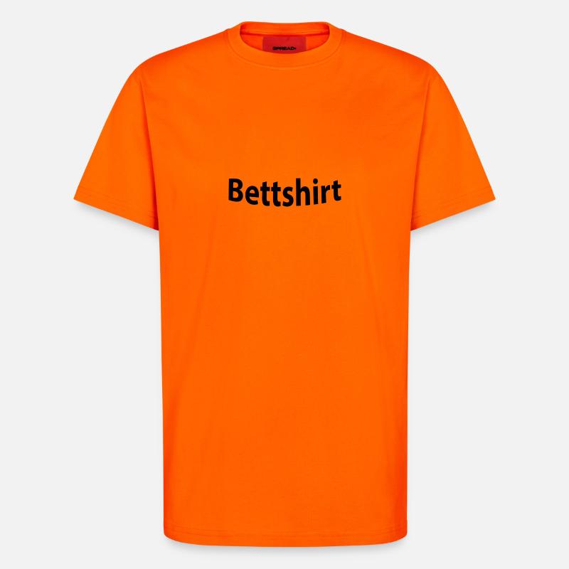 Bettshirt - T-Shirt - made by SPREAD - SUNSET ORANGE