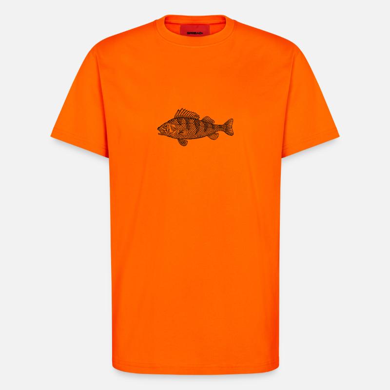 Schöner Barsch 2 - T-Shirt - made by SPREAD - SUNSET ORANGE