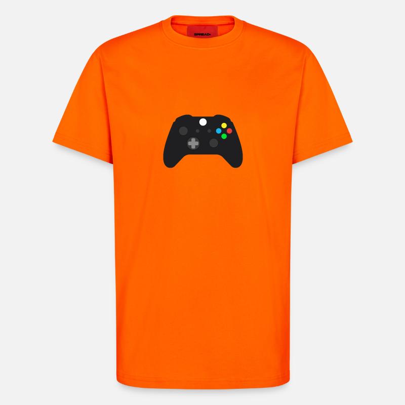 controller - T-Shirt - made by SPREAD - SUNSET ORANGE