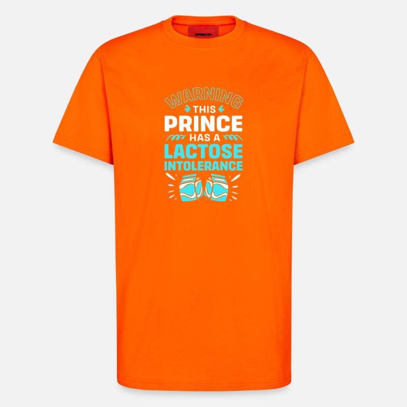 Milk Allergy Lactose Intolerance Flatulence - T-Shirt - made by SPREAD - SUNSET ORANGE