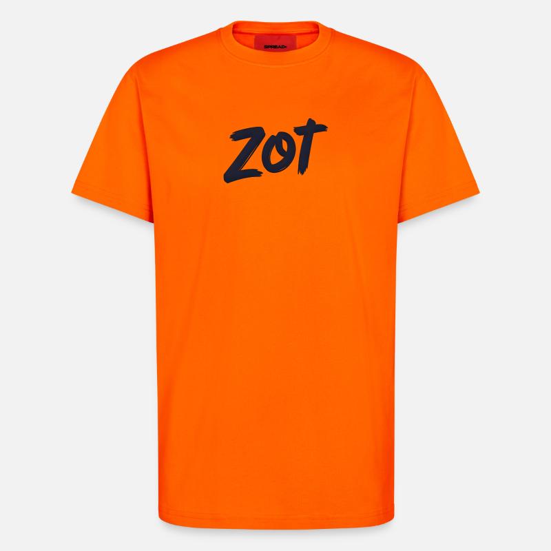Zot – Flämisches Statement-Hemd - T-Shirt - made by SPREAD - SUNSET ORANGE
