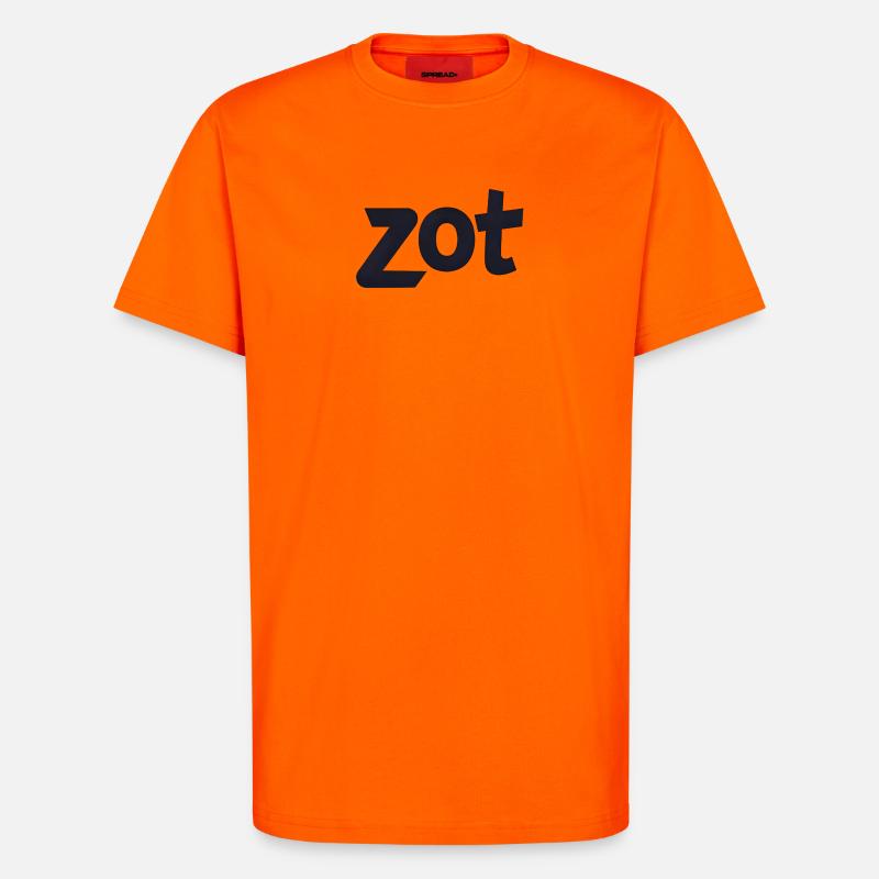 Zot – Flämisches Statement-Hemd - T-Shirt - made by SPREAD - SUNSET ORANGE