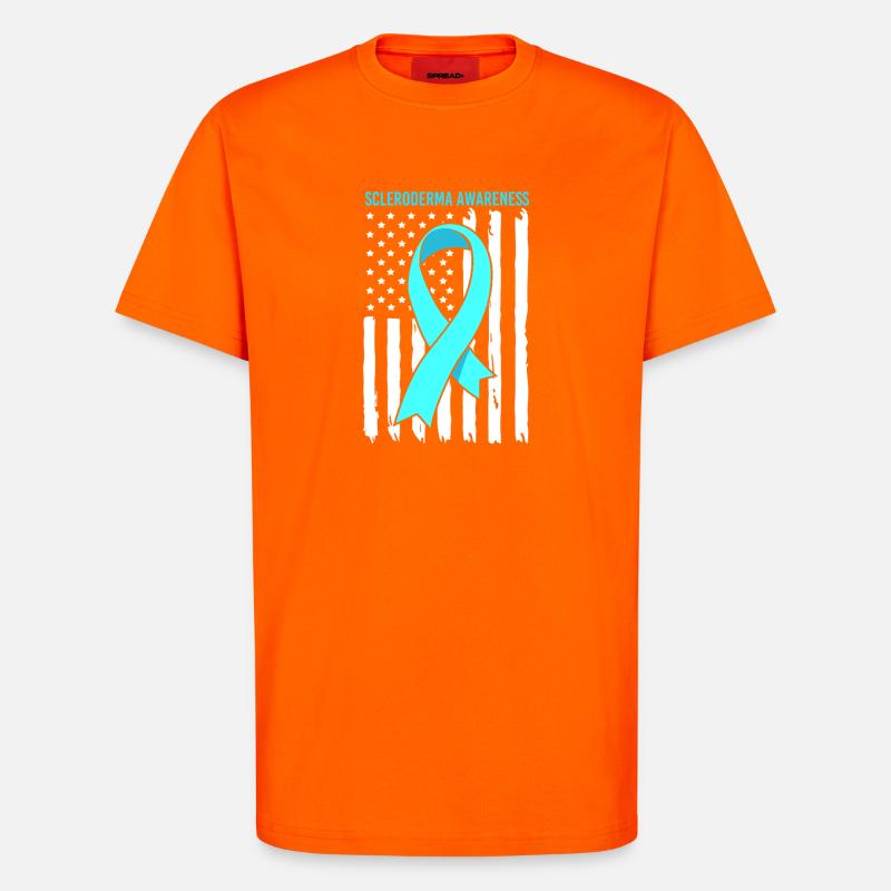 Scleroderma - T-Shirt - made by SPREAD - SUNSET ORANGE