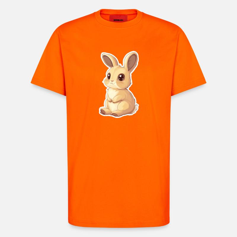 Hase - T-Shirt - made by SPREAD - SUNSET ORANGE