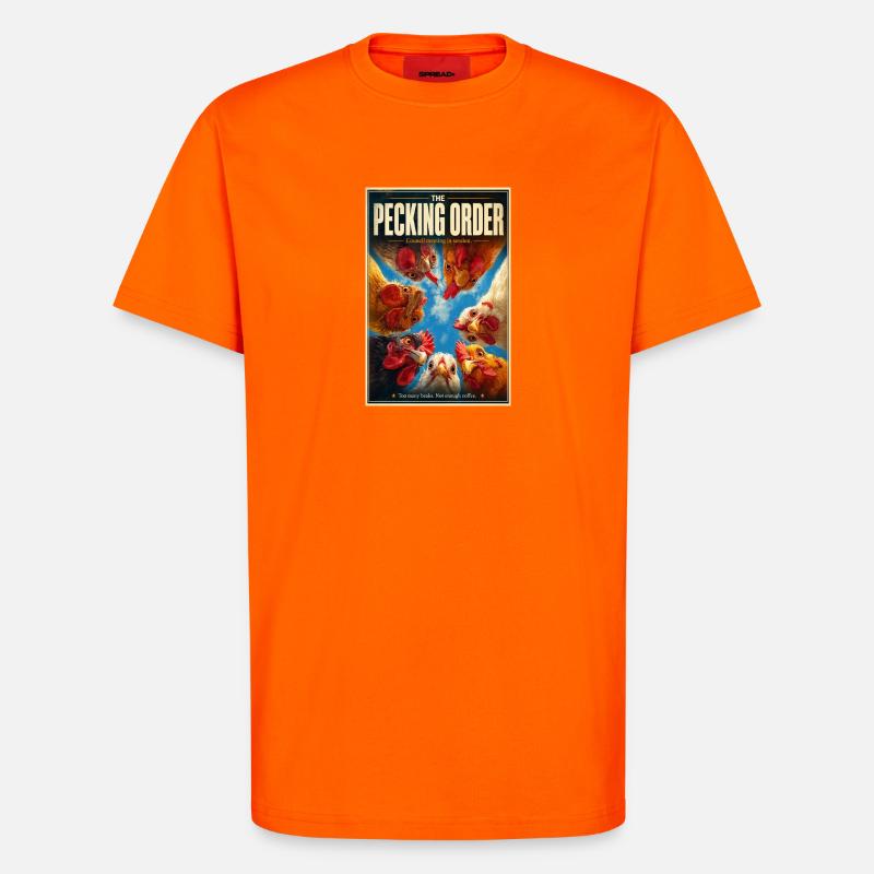 Sitzung des Spitzordnungsrats - T-Shirt - made by SPREAD - SUNSET ORANGE