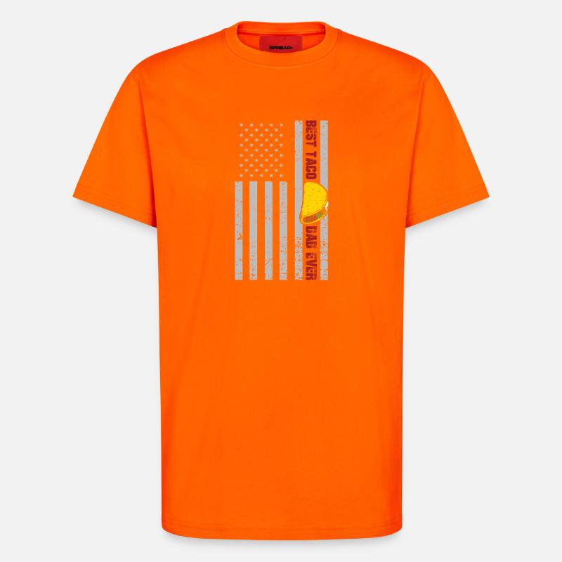 Taco Vater Spruch - T-Shirt - made by SPREAD - SUNSET ORANGE