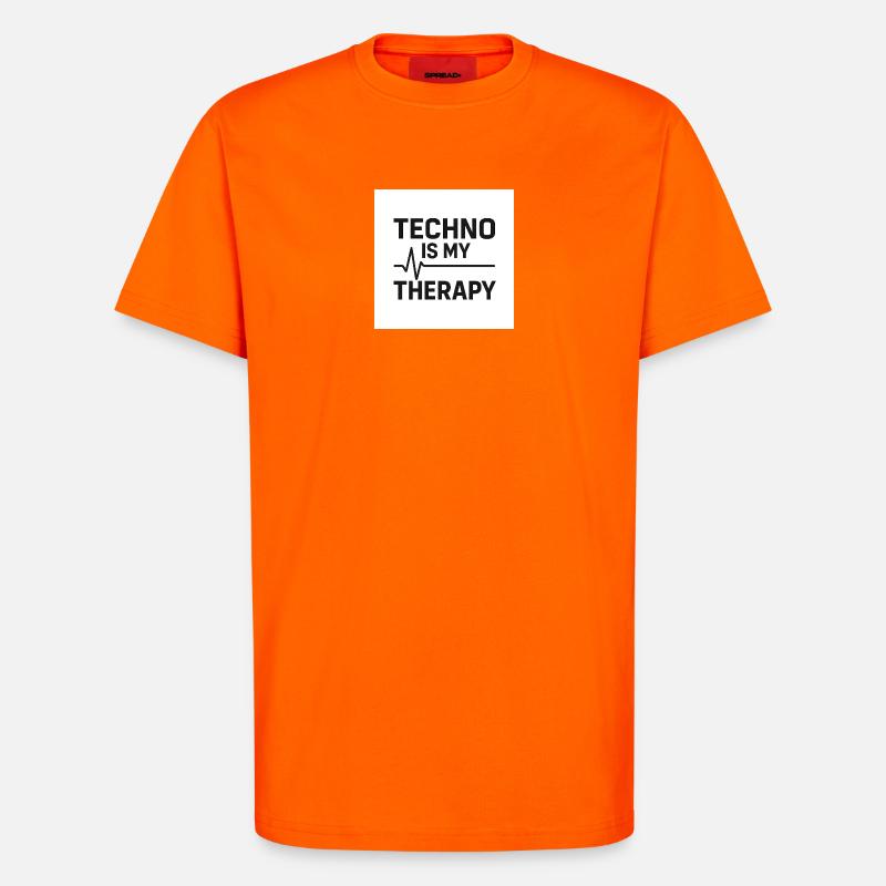 FFF2E098-3E0D-4F1A-841F-4C2C13A47547 - T-shirt bio décontracté fabriqué en UE - SUNSET ORANGE