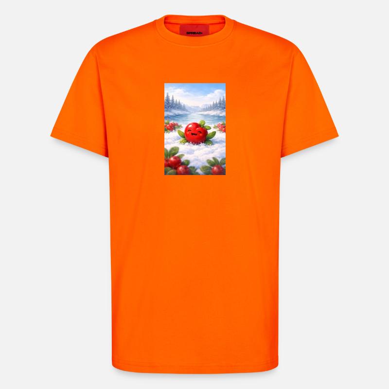 Priselbeere - Geschenke des Weiten Nordens - T-Shirt - made by SPREAD - SUNSET ORANGE