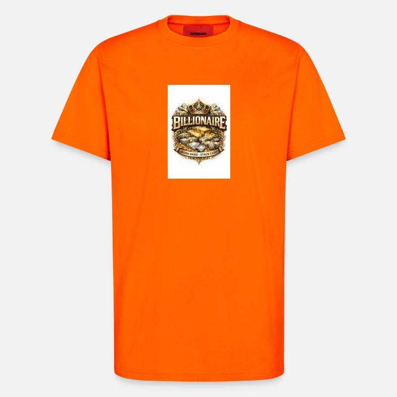 FDCA8CF6-CA34-48B6-909A-5894FB819127 - T-Shirt - made by SPREAD - SUNSET ORANGE