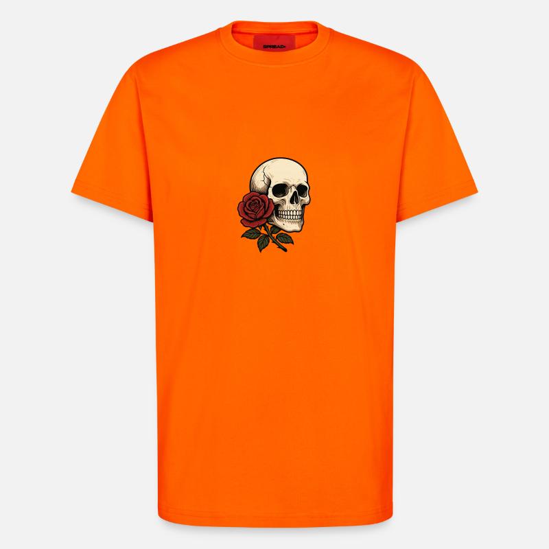 C637EAAF CC29 487D 8D5E 98DD5577F225 - T-shirt bio décontracté fabriqué en UE - SUNSET ORANGE