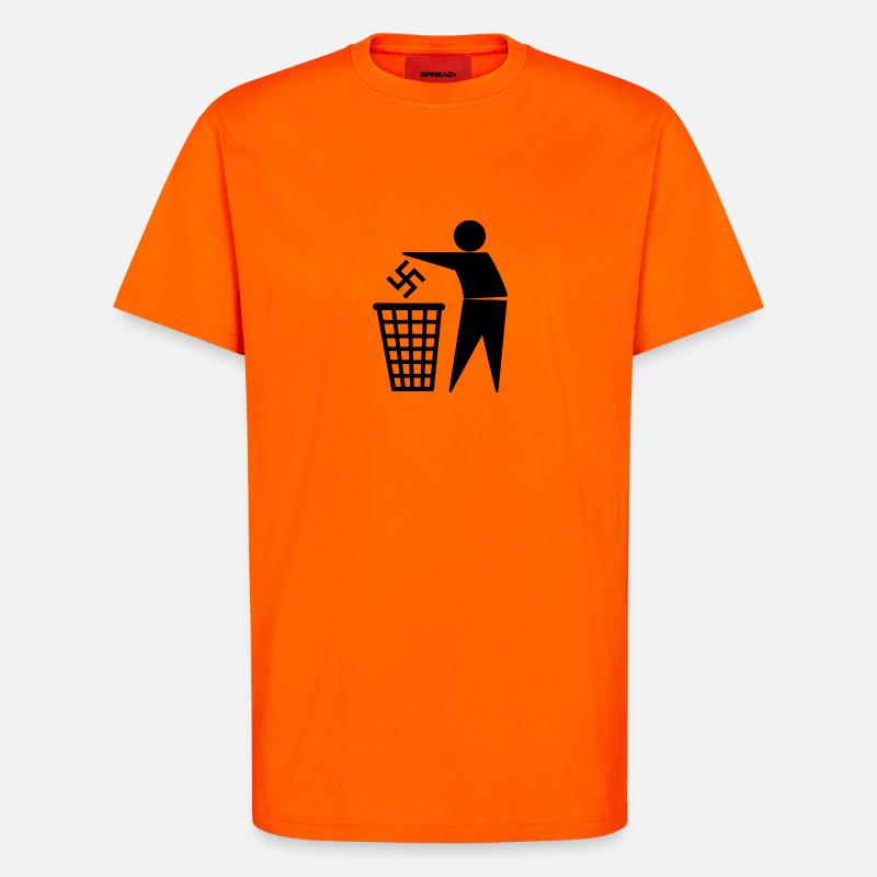 Antifa - T-Shirt - made by SPREAD - SUNSET ORANGE