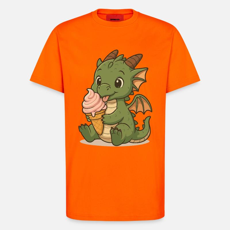 Eis statt Feuer - T-Shirt - made by SPREAD - SUNSET ORANGE