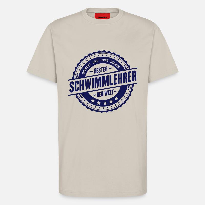 Bester Schwimmlehrer - T-Shirt - made by SPREAD - WARM CLAY