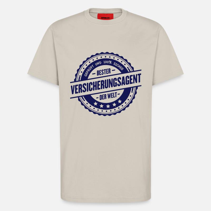 Bester Versicherungsagent - T-Shirt - made by SPREAD - WARM CLAY