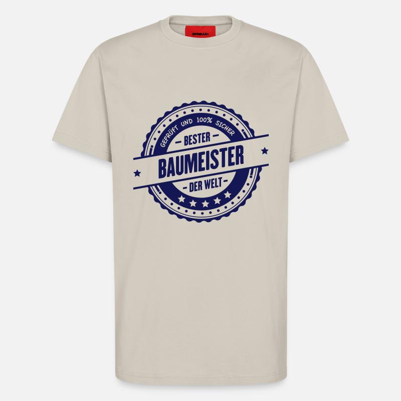 Bester Baumeister - T-Shirt - made by SPREAD - WARM CLAY