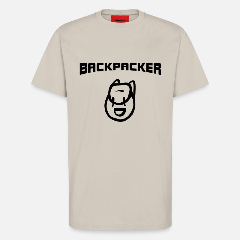 Backpacker Backpack - T-Shirt - made by SPREAD - WARM CLAY