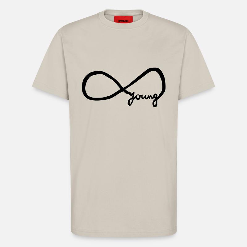 infinity_young - T-Shirt - made by SPREAD - WARM CLAY