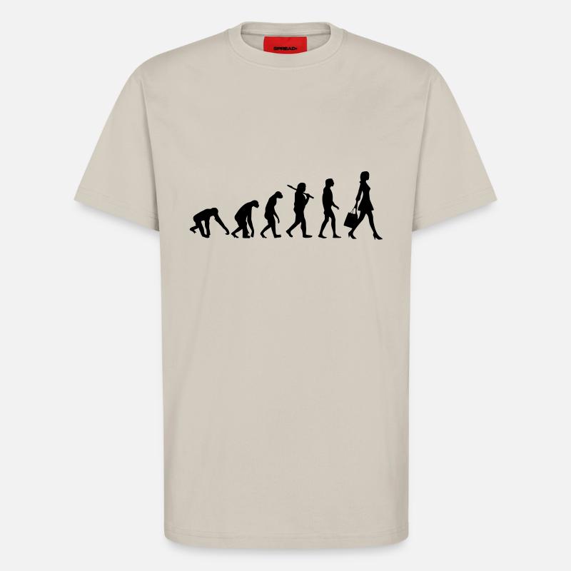 FRAUEN EVOLUTION - T-Shirt - made by SPREAD - WARM CLAY