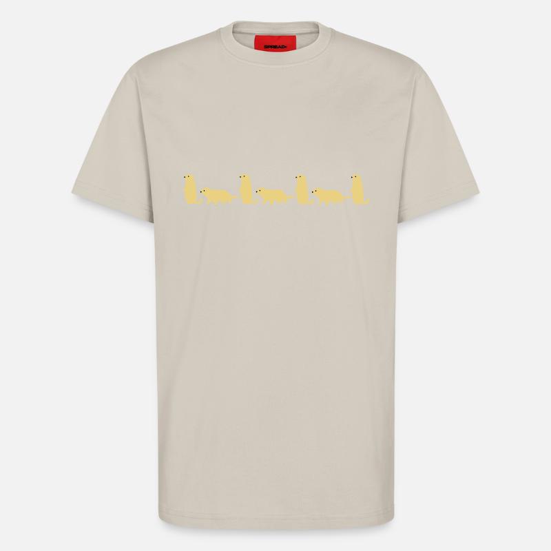 Murmeltier vektor - T-Shirt - made by SPREAD - WARM CLAY