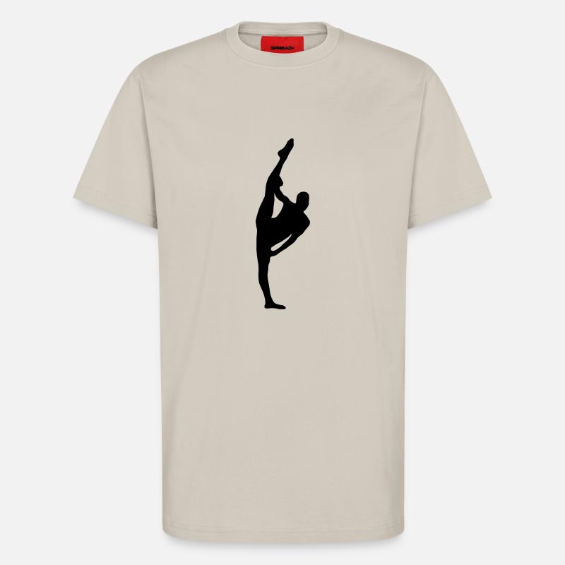 Vektor Balletttänzer Silhouette - T-Shirt - made by SPREAD - WARM CLAY