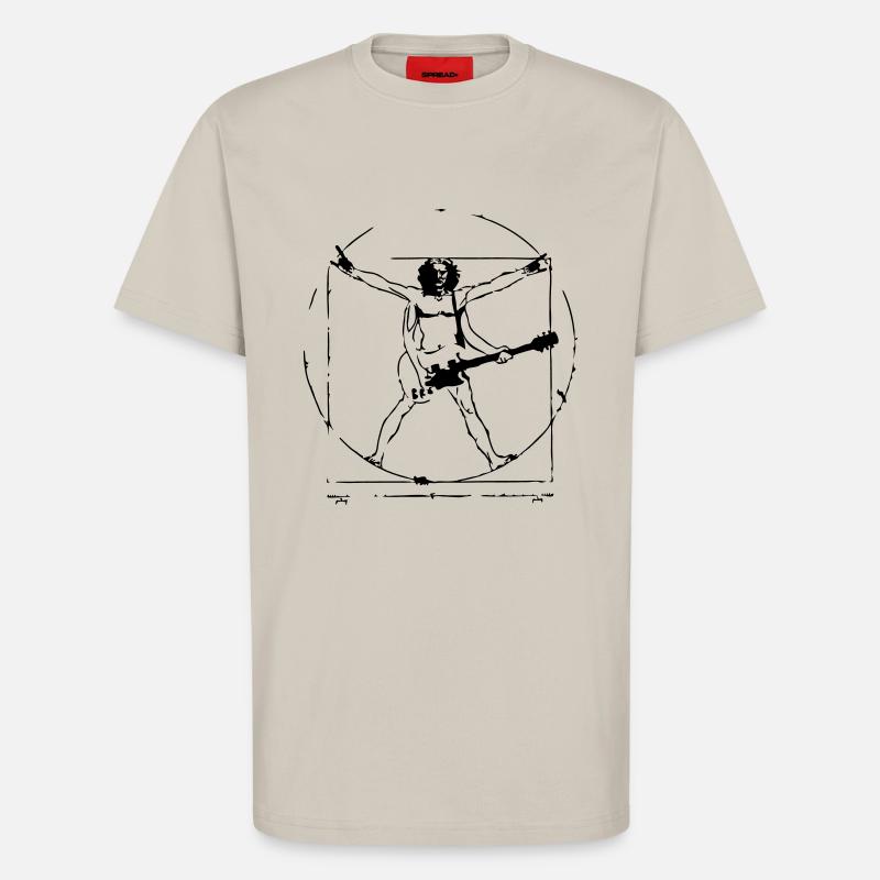 Da Vinci Rock - T-Shirt - made by SPREAD - WARM CLAY