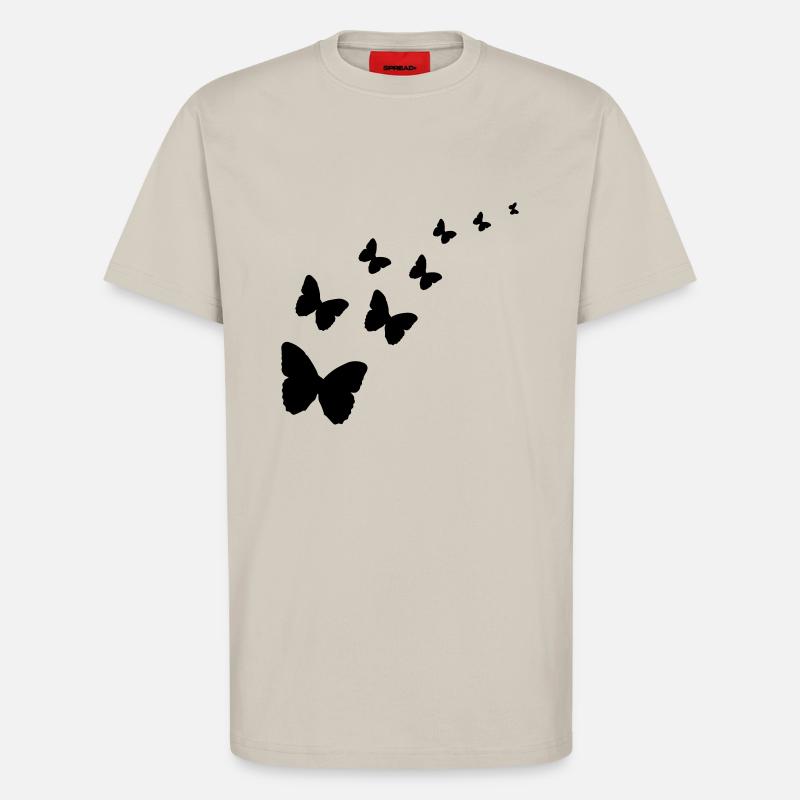 Schmetterlinge - T-Shirt - made by SPREAD - WARM CLAY