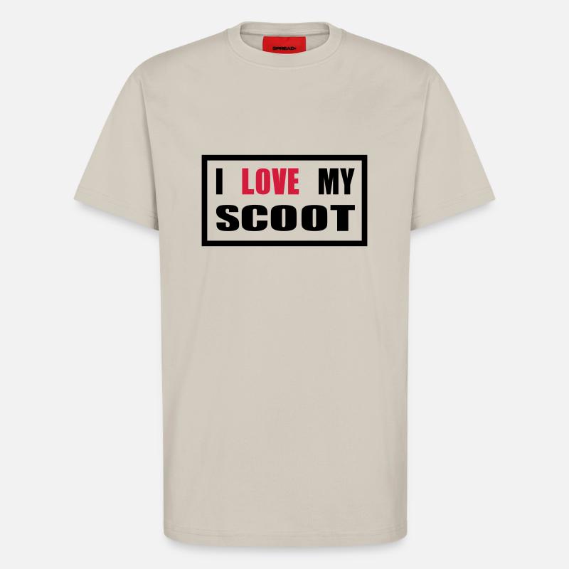 Motorroller Roller Blechroller Schaltroller - T-Shirt - made by SPREAD - WARM CLAY