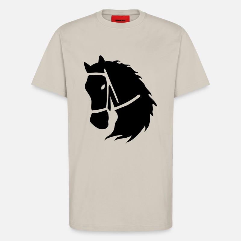 pferde - T-Shirt - made by SPREAD - WARM CLAY