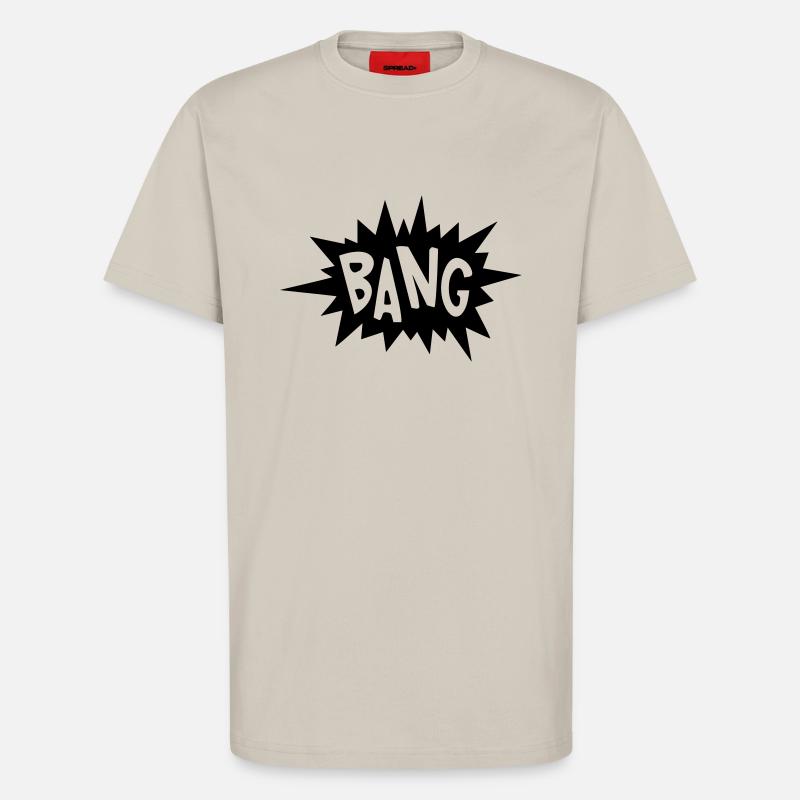 Bang Explosion Funny Spaß Geschenk - T-Shirt - made by SPREAD - WARM CLAY