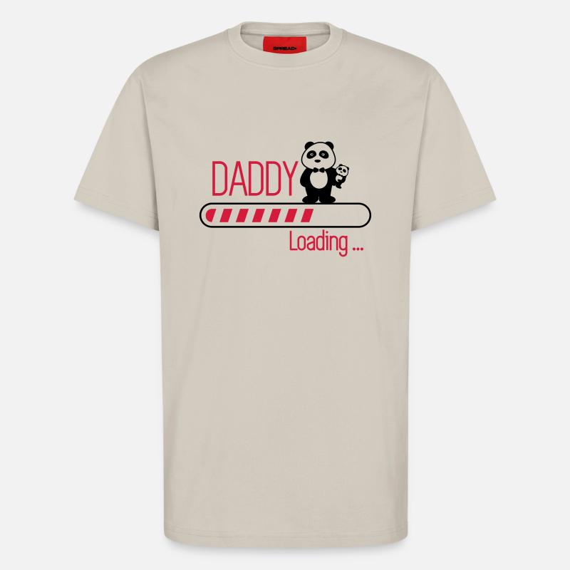 daddy loading - T-Shirt - made by SPREAD - WARM CLAY