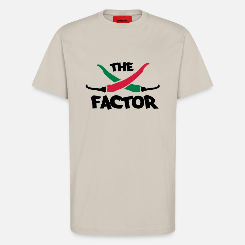 The chilli factor - T-Shirt - made by SPREAD - WARM CLAY