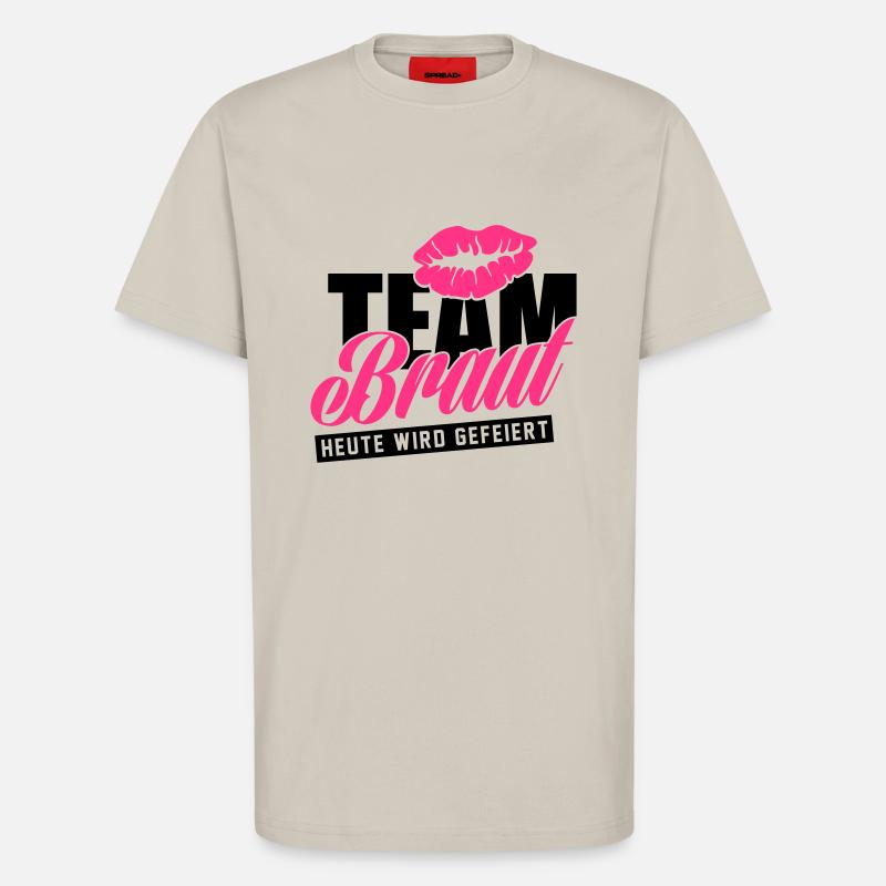 Hen night - team bride - T-Shirt - made by SPREAD - WARM CLAY