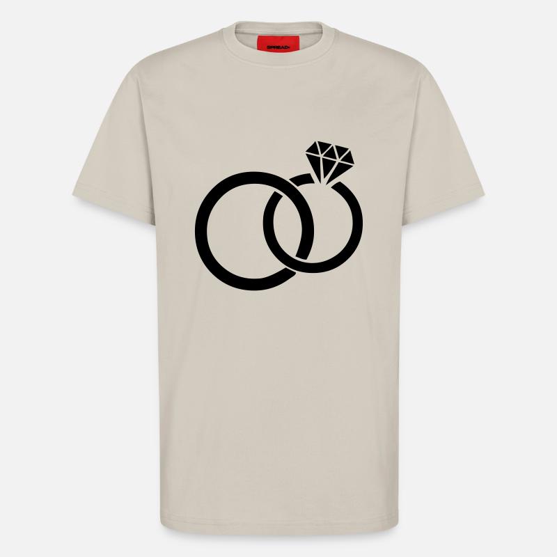 eheringe_01 - T-shirt bio décontracté fabriqué en UE - WARM CLAY