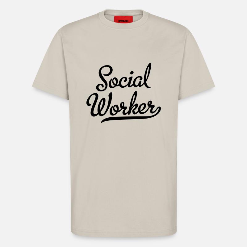 Sozialarbeiter - T-Shirt - made by SPREAD - WARM CLAY