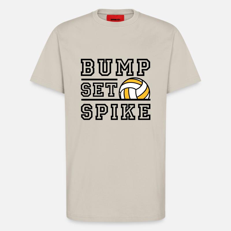 Bump Set Spike - Farbwechsel möglich - T-Shirt - made by SPREAD - WARM CLAY