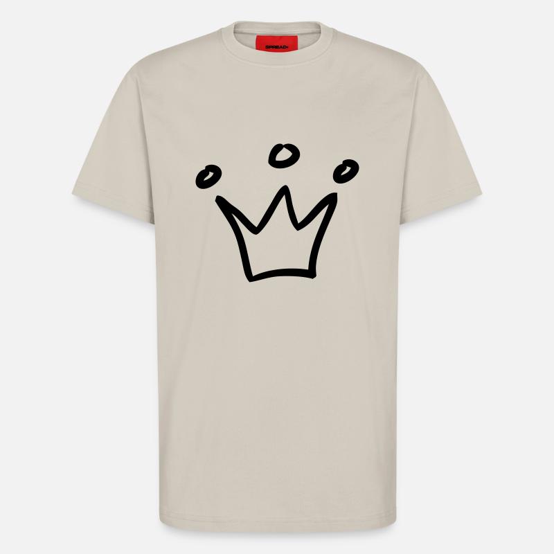crown crowns king - T-Shirt - made by SPREAD - WARM CLAY