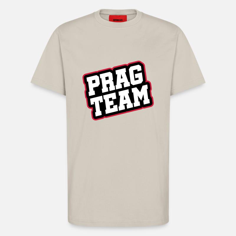 Prag Team - T-Shirt - made by SPREAD - WARM CLAY