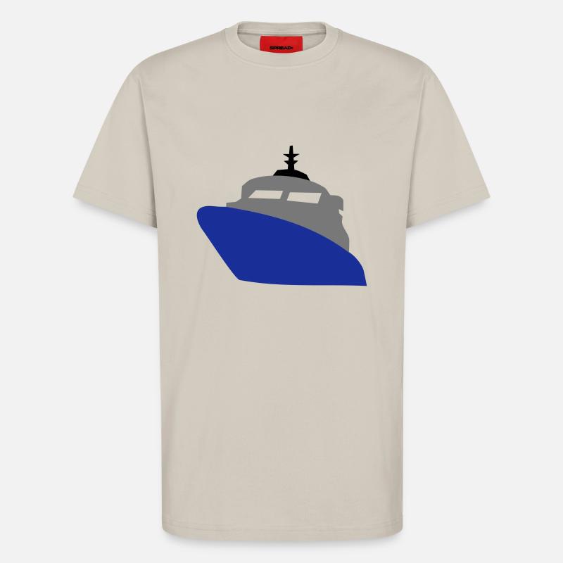 schiff - T-Shirt - made by SPREAD - WARM CLAY