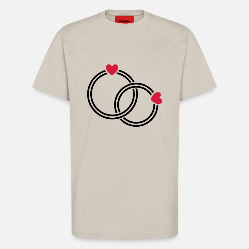 Eheringe - T-Shirt - made by SPREAD - WARM CLAY