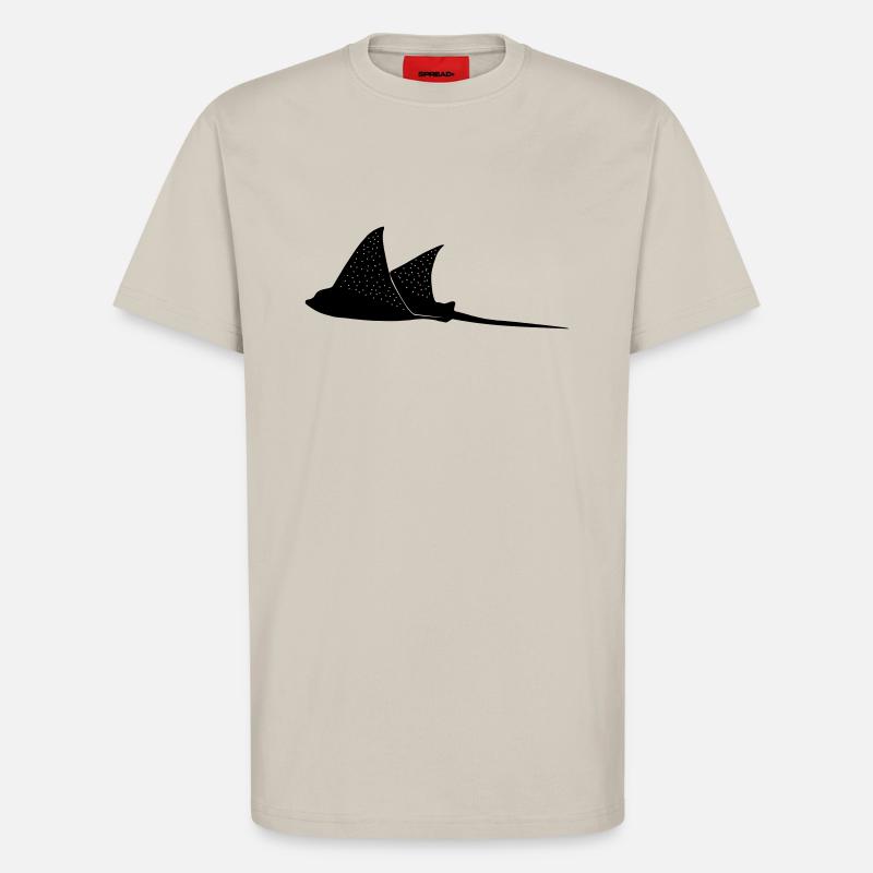 Eagle rays in flight mode - T-Shirt - made by SPREAD - WARM CLAY