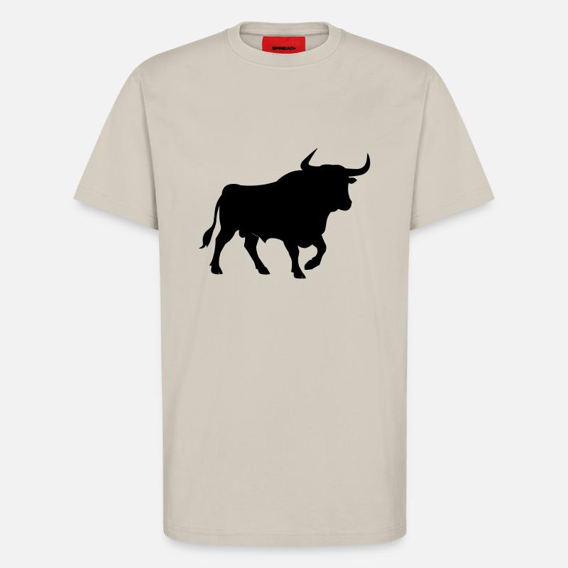 bull - T-Shirt - made by SPREAD - WARM CLAY