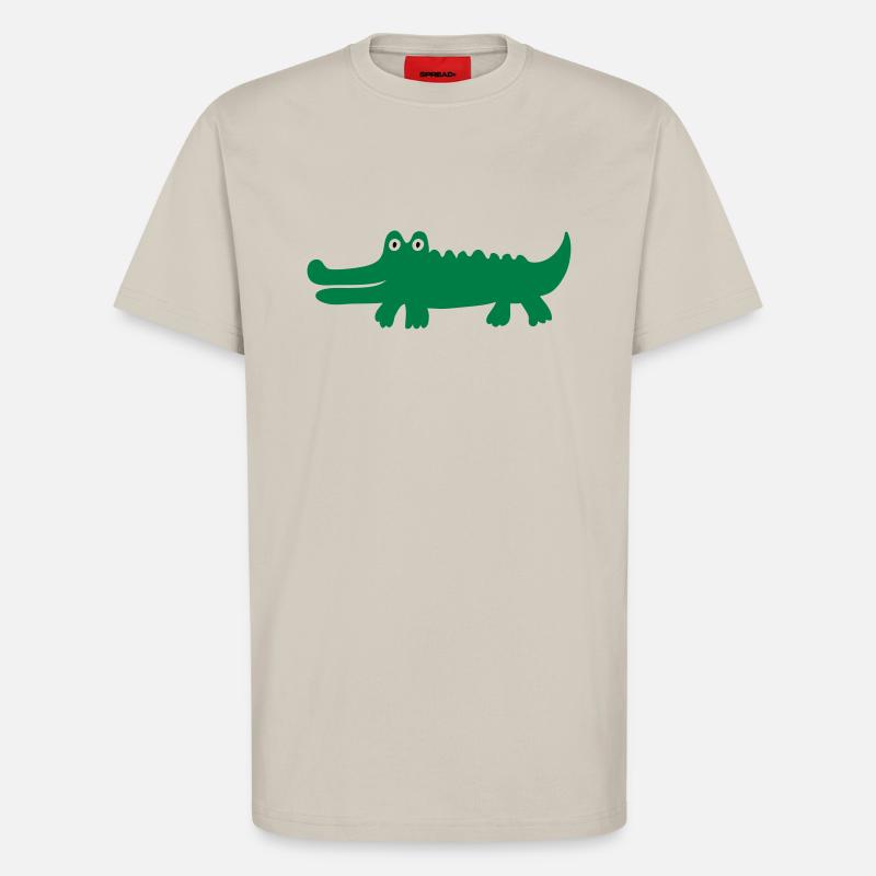 Krokodil - T-Shirt - made by SPREAD - WARM CLAY
