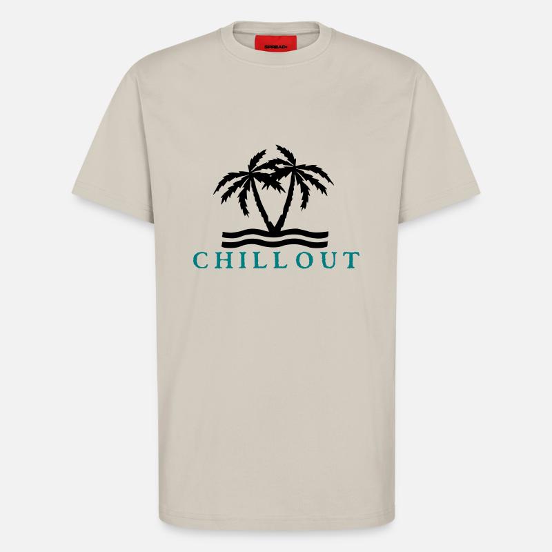 chill_out_vec_2 de - T-Shirt - made by SPREAD - WARM CLAY