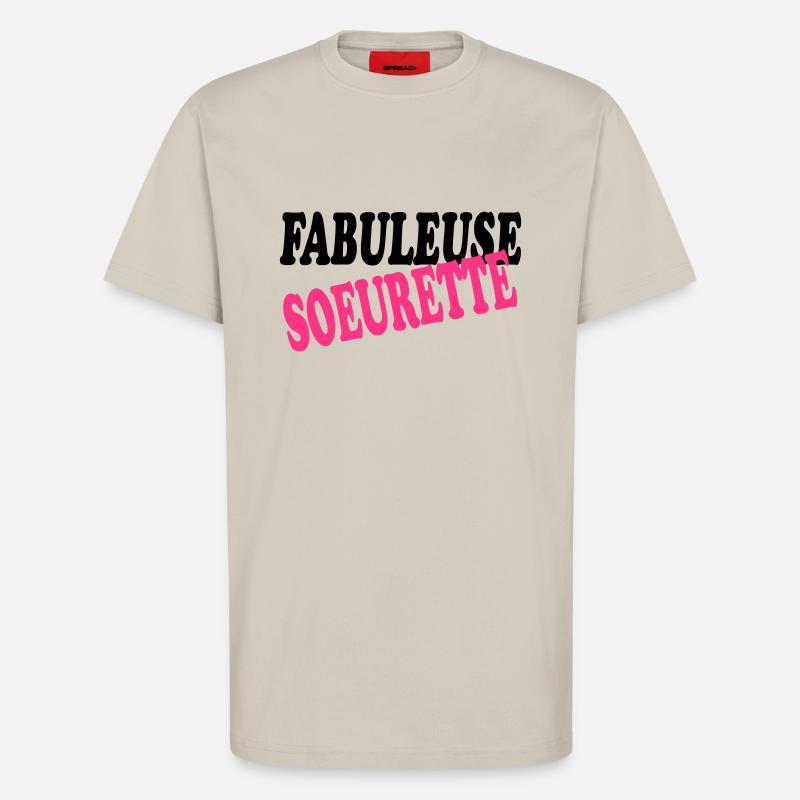 FABELHAFTE SCHWESTER - T-Shirt - made by SPREAD - WARM CLAY