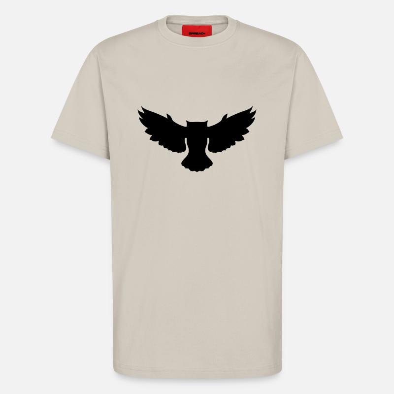 Fliegende Eule - T-Shirt - made by SPREAD - WARM CLAY